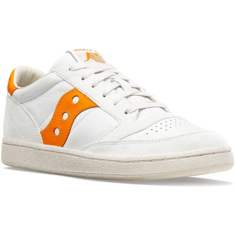 Saucony Jazz Court Premium White / Orange (S70671-5)