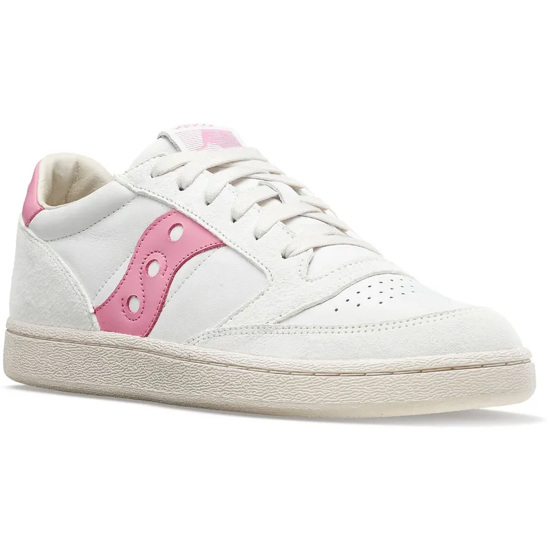 Saucony Jazz Court Premium White / Pink (S70671-7)