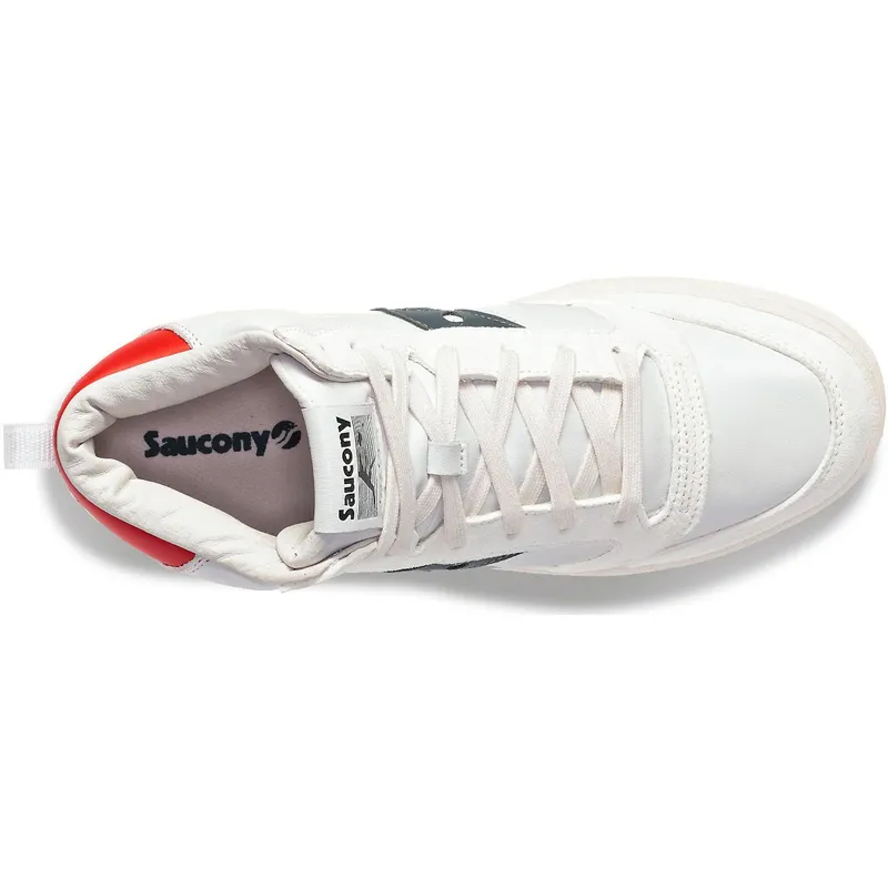 Saucony Jazz Court High Premium White / Navy (S70722-2)