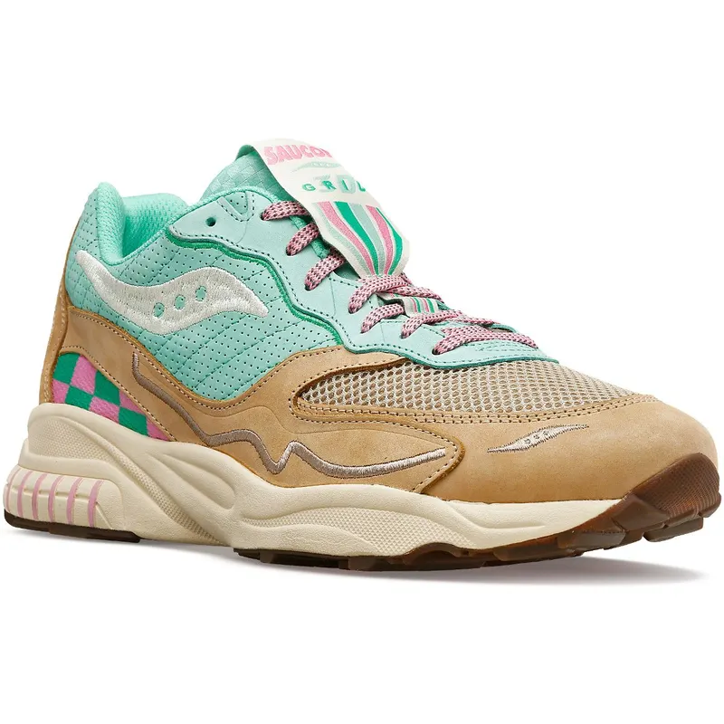 Saucony 3D Grid Hurricane Earth Citizen Aquamarine / Grey (S70746-1)
