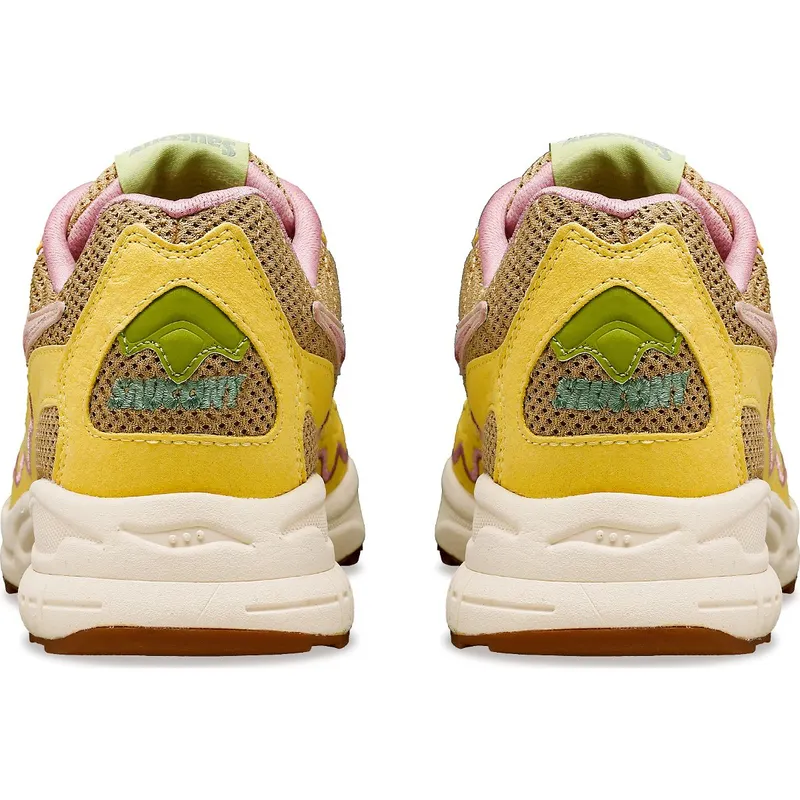 Saucony 3D Grid Hurricane Mushroom Tan / Light Yellow (S70747-1)