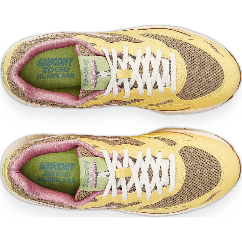 Saucony 3D Grid Hurricane Mushroom Tan / Light Yellow (S70747-1)