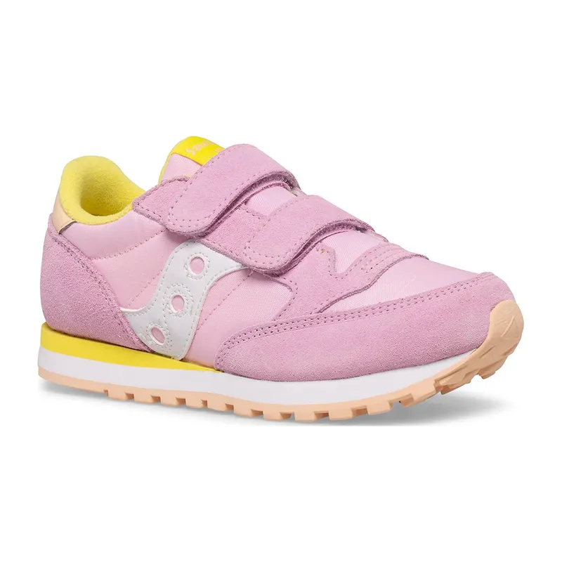Saucony Jazz Double Hook & Loop Pink / Yellow / Peach (SK165639)