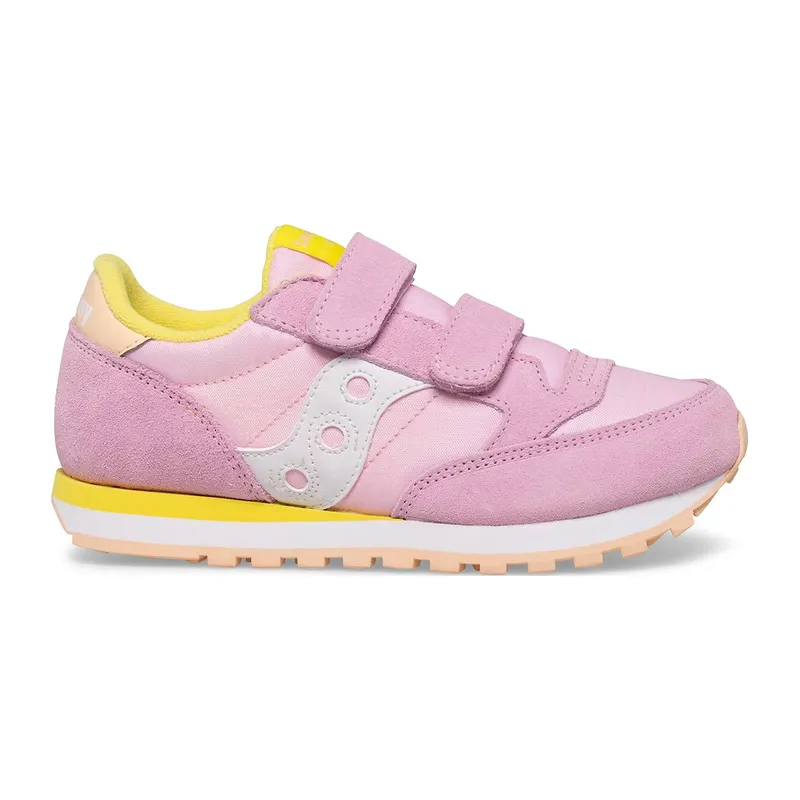 Saucony Jazz Double Hook & Loop Pink / Yellow / Peach (SK165639)