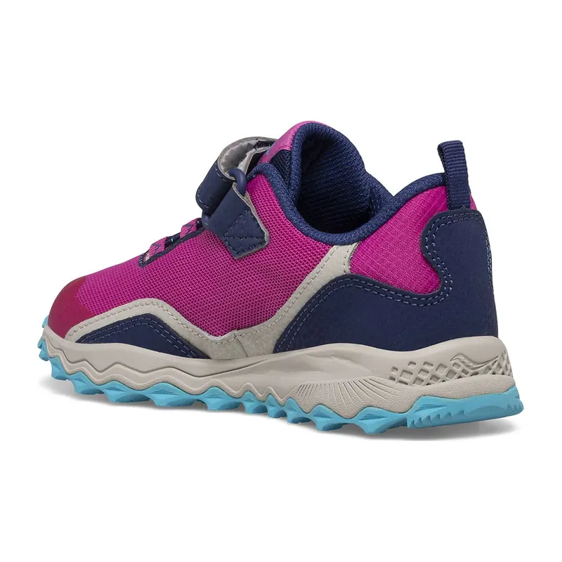 Saucony Peregrine 12 Shield A/C Sneaker Navy / Pink / Turq (SK166102)