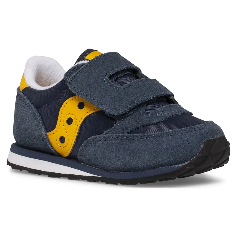Saucony Baby Jazz Hook & Loop Sneaker Navy / Yellow (SL265594)