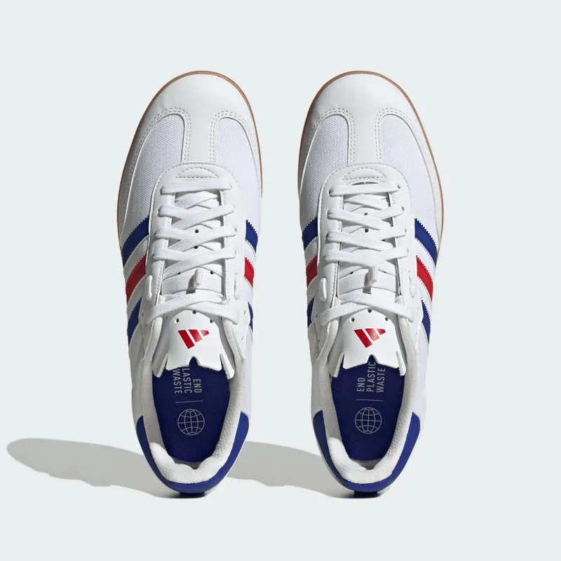 adidas The Velosamba Made With Nature Cloud White / Lucid Blue / Better Scarlet (IE7022)