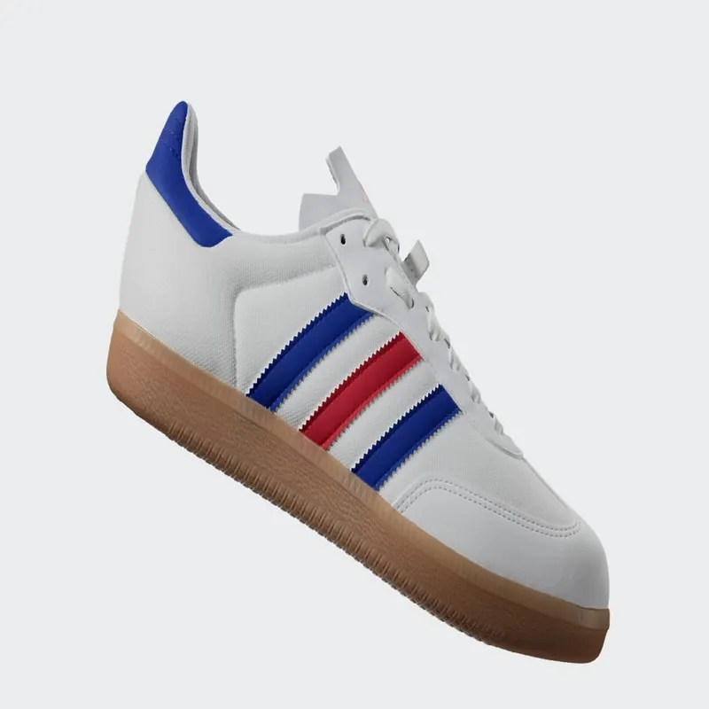 adidas The Velosamba Made With Nature Cloud White / Lucid Blue / Better Scarlet (IE7022)