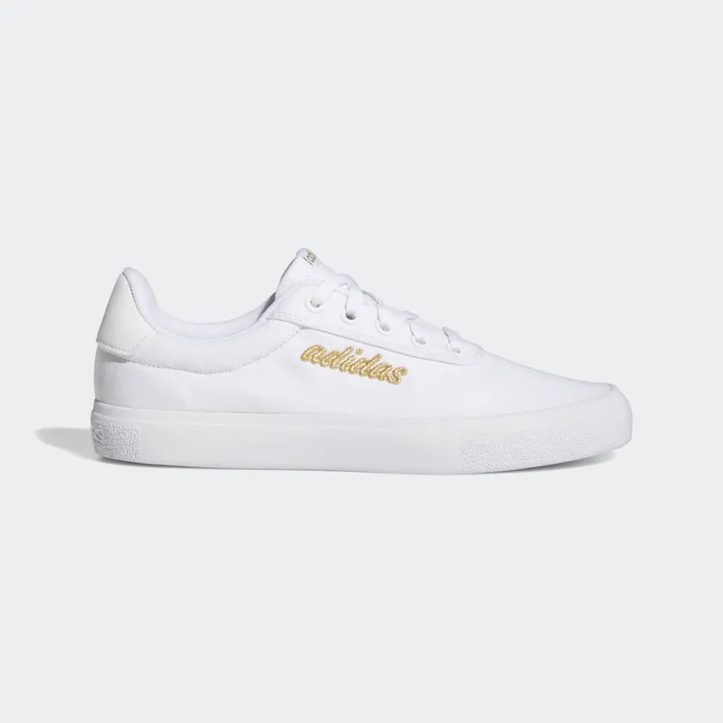 adidas Vulc Raid3r Sustainable Lifestyle Skateboarding Logo Branding Cloud/ Gold Metallic / Cloud White (GY5501)