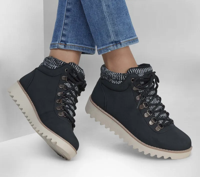 Skechers BOBS Mountain Kiss – Cute Factor – Zwart (113420-BLK)