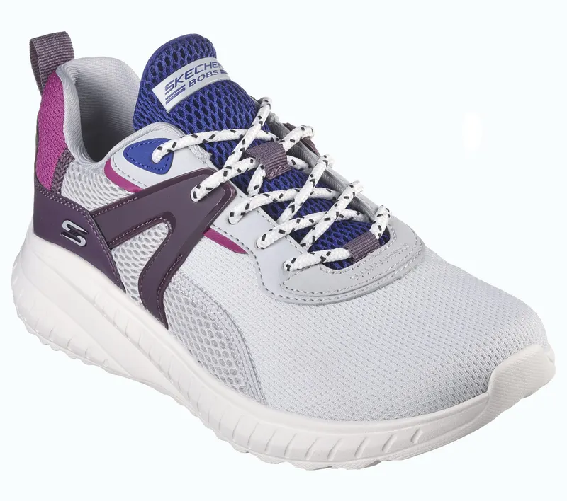 Skechers Bobs Sport Squad Chaos – Brilliant Synergy – Licht Grijs / Multi (117237-LGMT)