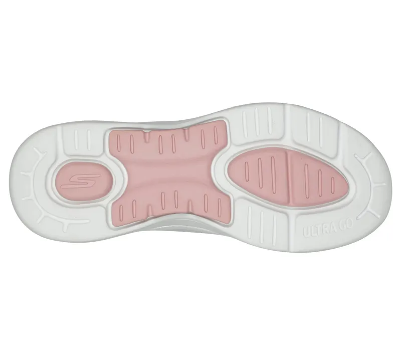 Skechers GO WALK Arch Fit – Uptown Summer – Wit / Licht Roze (124887-WLPK)