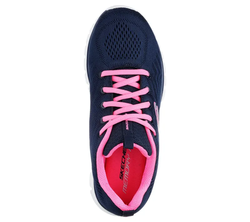 Skechers Graceful – Get Connected – Marine / Heet Roze (12615-NVHP)