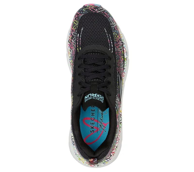 Skechers JGoldcrown: Painted With Love – Zwart / Multi (128267-BKMT)