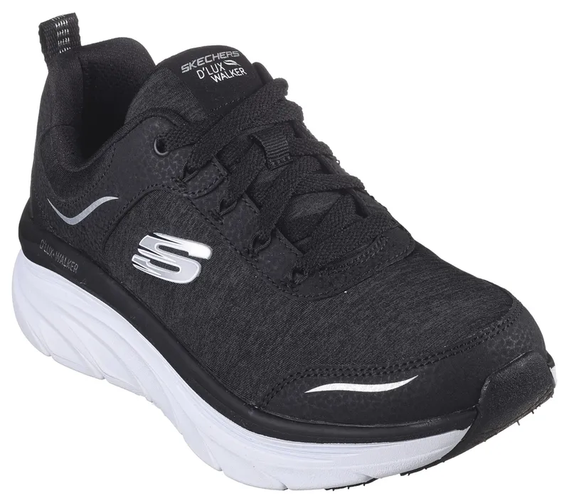 Skechers Relaxed Fit: D’Lux Walker – Cool Groove – Zwart / Wit (149336-BKW)