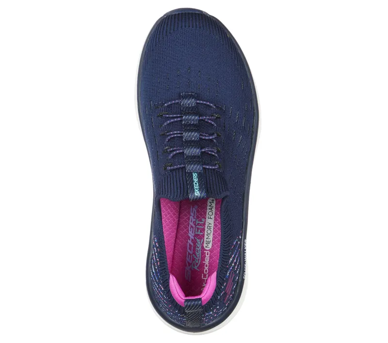 Skechers Relaxed Fit: D’Lux Walker – Star Stunner – Marine / Purper (149356-NVPR)