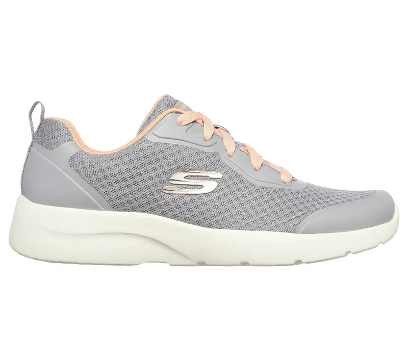 Skechers Dynamight 2.0 – Special Memory – Grijs / Koraal (149541-GYCL)