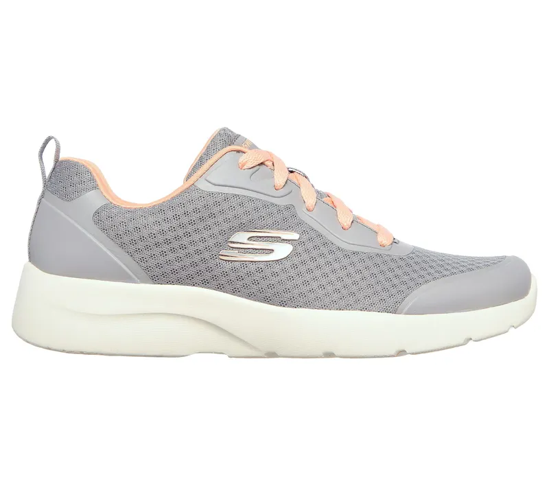 Skechers Dynamight 2.0 – Special Memory – Grijs / Koraal (149541-GYCL)