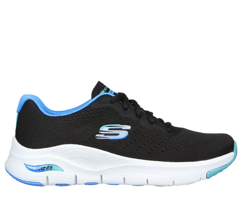 Skechers Skechers Arch Fit – Infinity Cool – Zwart / Aqua (149722-BKAQ)