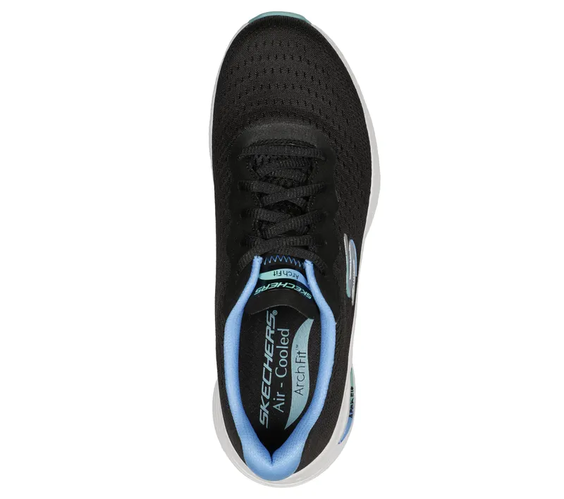 Skechers Skechers Arch Fit – Infinity Cool – Zwart / Aqua (149722-BKAQ)