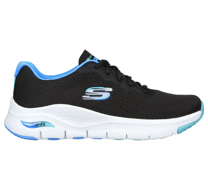 Skechers Skechers Arch Fit – Infinity Cool – Zwart / Aqua (149722-BKAQ)