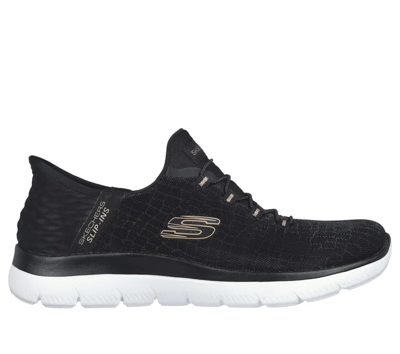 Skechers Skechers Slip-ins: Summits – Beyond Class – Zwart / Roos Goud (150110-BKRG)