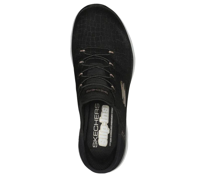 Skechers Skechers Slip-ins: Summits – Beyond Class – Zwart / Roos Goud (150110-BKRG)