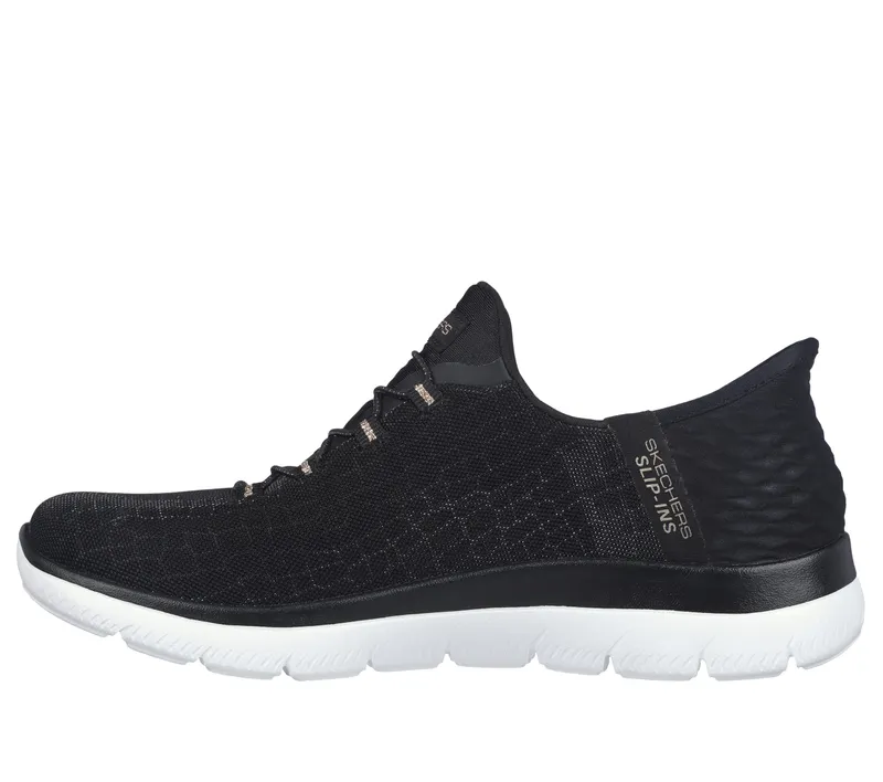 Skechers Skechers Slip-ins: Summits – Beyond Class – Zwart / Roos Goud (150110-BKRG)