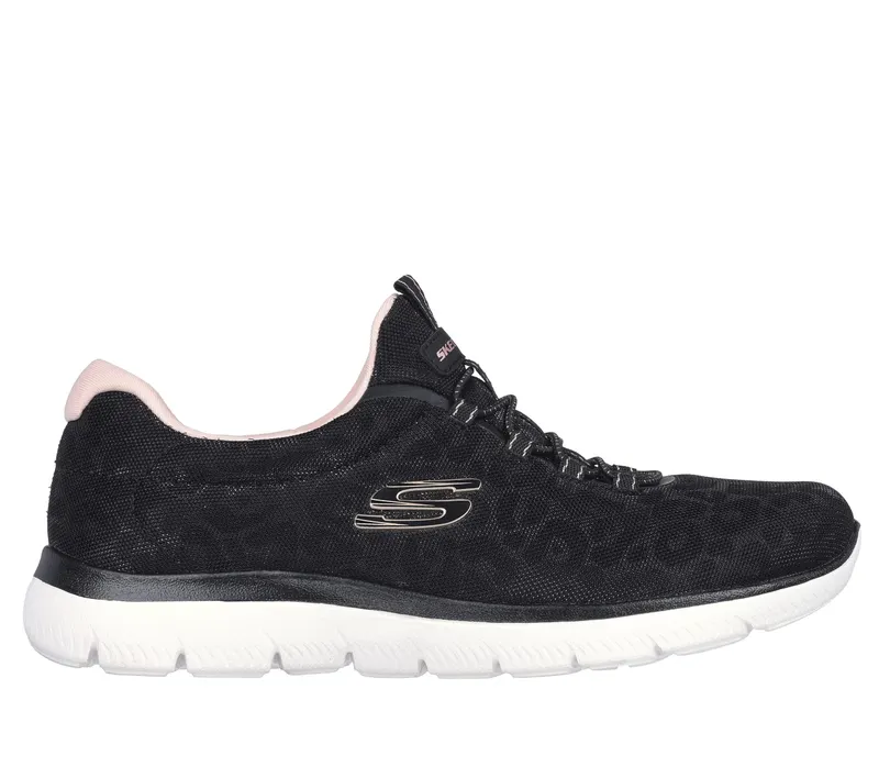 Skechers Summits – Sparkling Spots – Zwart / Roos Goud (150111-BKRG)