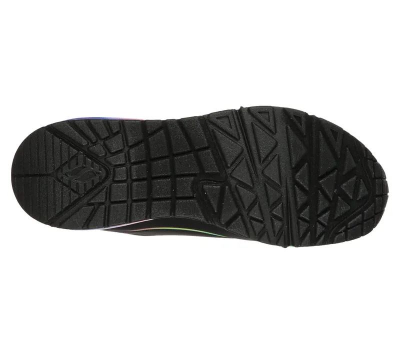 Skechers Uno – Pop of Sunshine – Zwart / Multi (155148-BKMT)