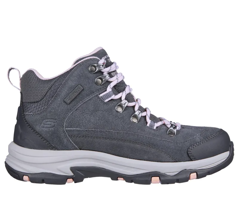 Skechers Relaxed Fit: Trego – Alpine Trail – Grijs / Roze (167004-GYPK)