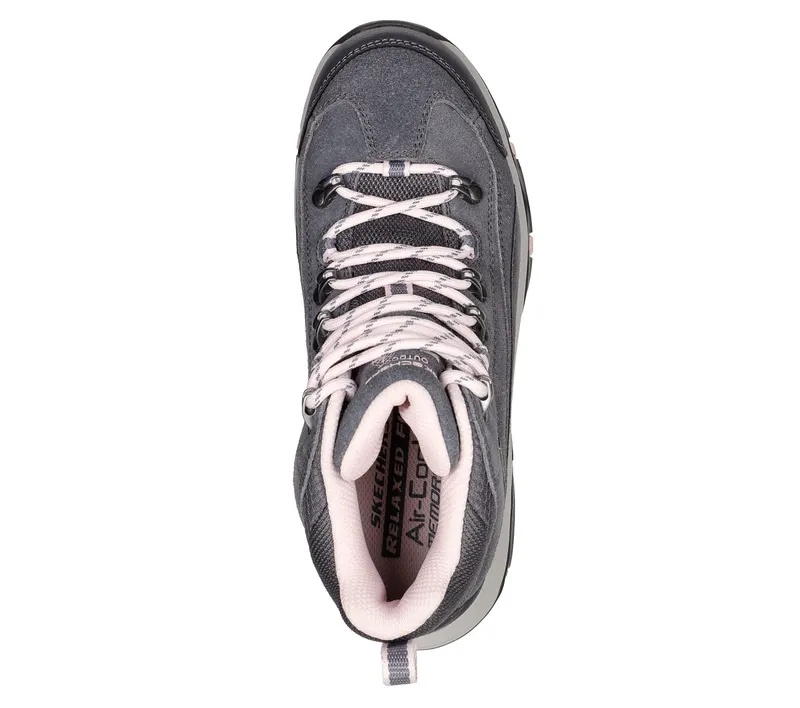 Skechers Relaxed Fit: Trego – Alpine Trail – Grijs / Roze (167004-GYPK)