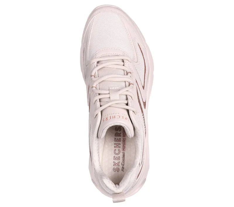 Skechers Tres-Air – Shimm-Airy – Wit / Roos Goud (177422-WTRG)