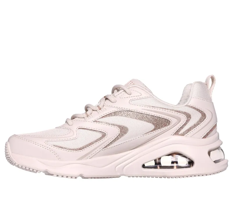 Skechers Tres-Air – Shimm-Airy – Wit / Roos Goud (177422-WTRG)