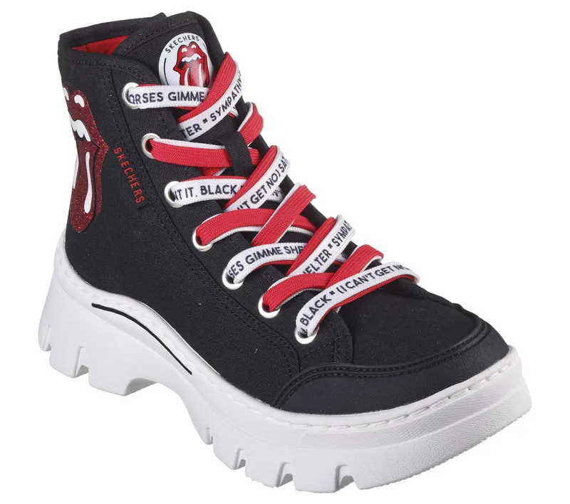 Skechers Rolling Stones: Roadies Surge – Zwart / Rood (177967-BKRD)