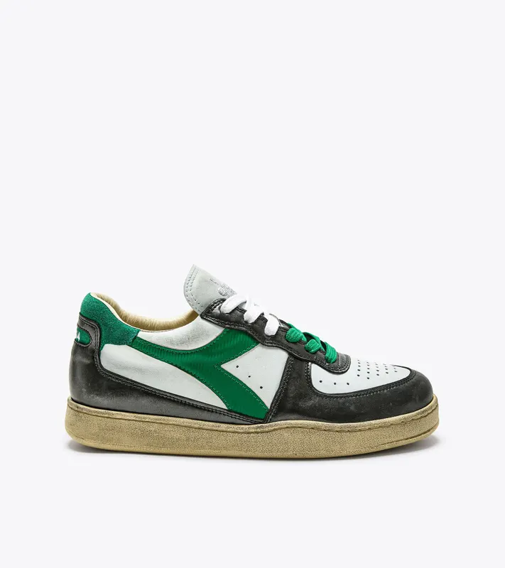Diadora Mi Basket Low Metallic Dirty White / Dk Smoke (201.179034_C3129)