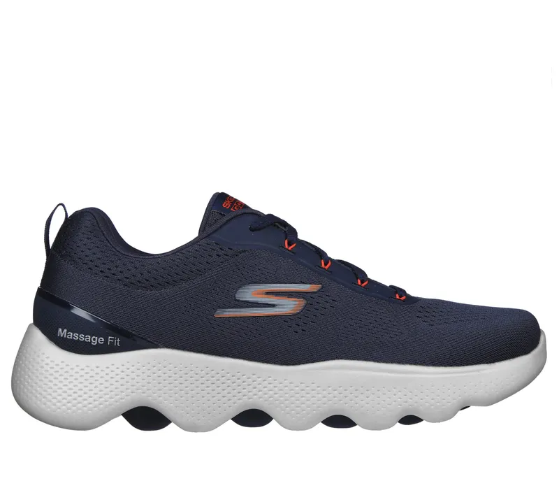 Skechers GO WALK Massage Fit – Marine / Oranje (216404-NVOR)