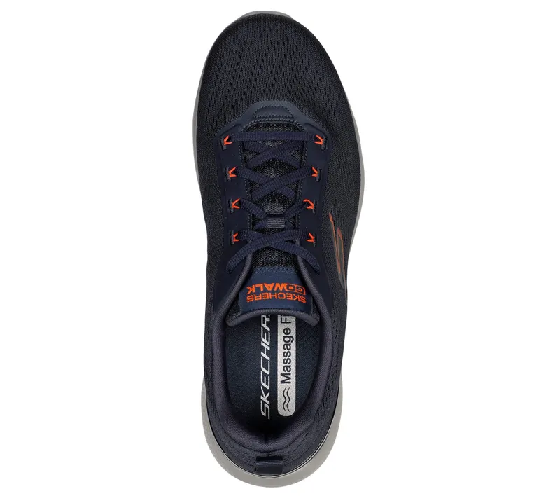 Skechers GO WALK Massage Fit – Marine / Oranje (216404-NVOR)