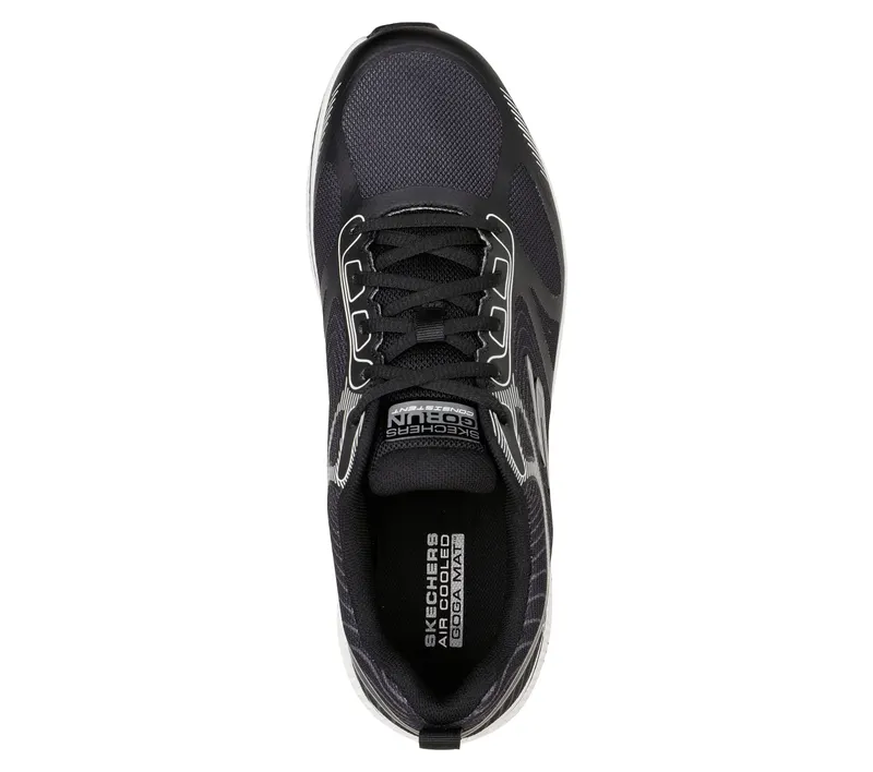 Skechers GOrun Consistent – Fleet Rush – Zwart / Wit (220035-BKW)