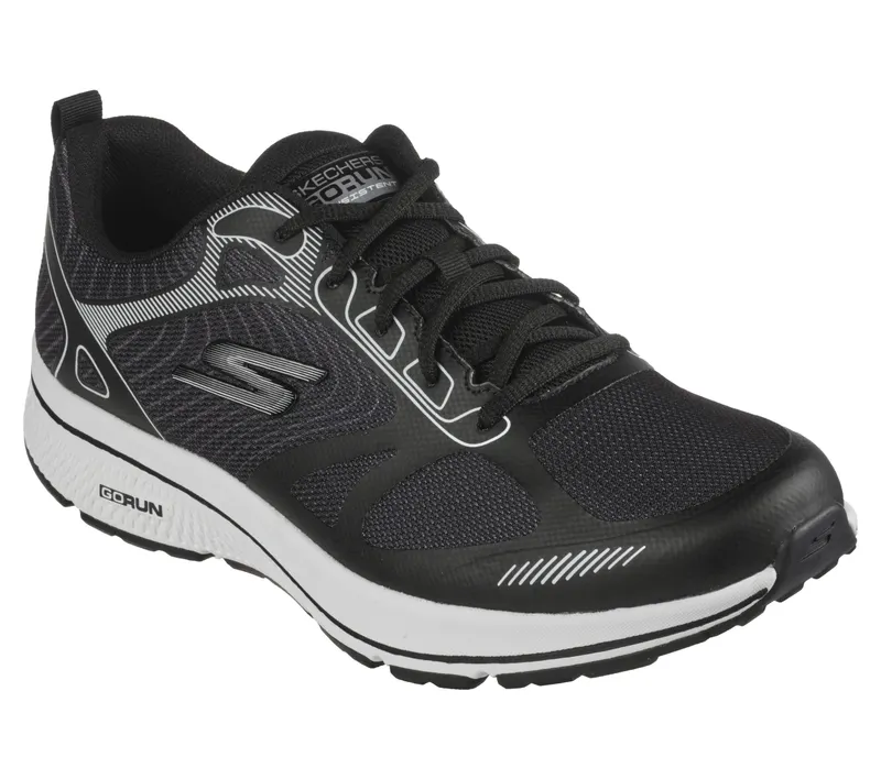 Skechers GOrun Consistent – Fleet Rush – Zwart / Wit (220035-BKW)
