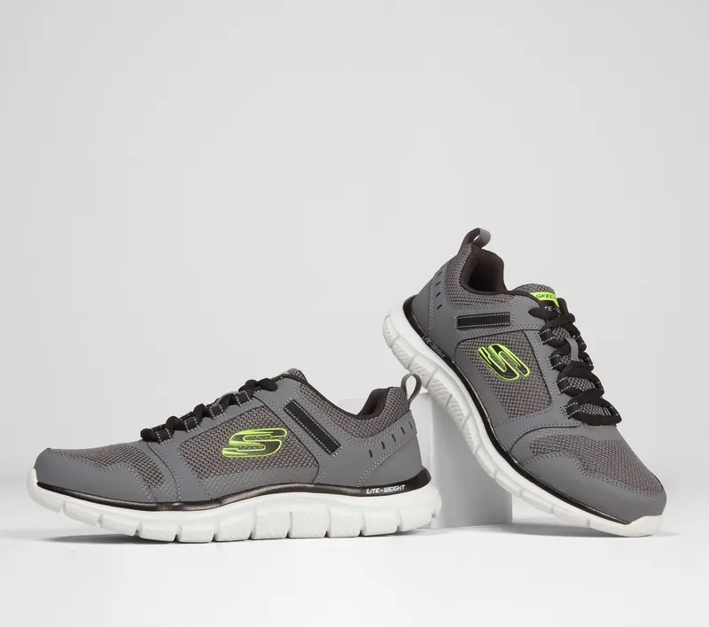Skechers Track – Knockhill – Houtskool / Zwart (232001-CCBK)