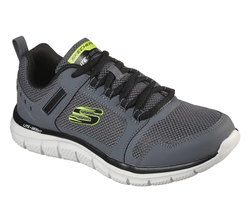 Skechers Track – Knockhill – Houtskool / Zwart (232001-CCBK)