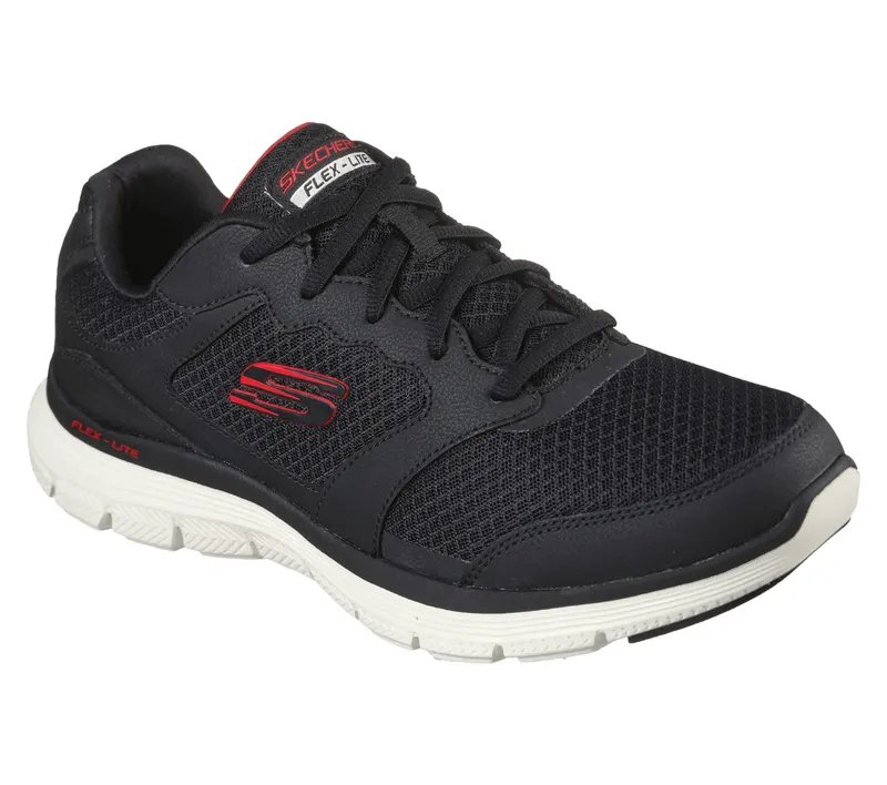 Skechers Flex Advantage 4.0 – Zwart / Rood (232225-BKRD)