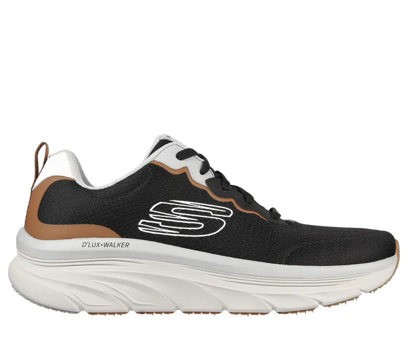 Skechers Relaxed Fit: D’Lux Walker – Scrambler – Zwart (232264-BLK)