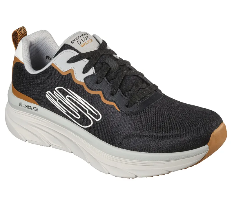 Skechers Relaxed Fit: D’Lux Walker – Scrambler – Zwart (232264-BLK)