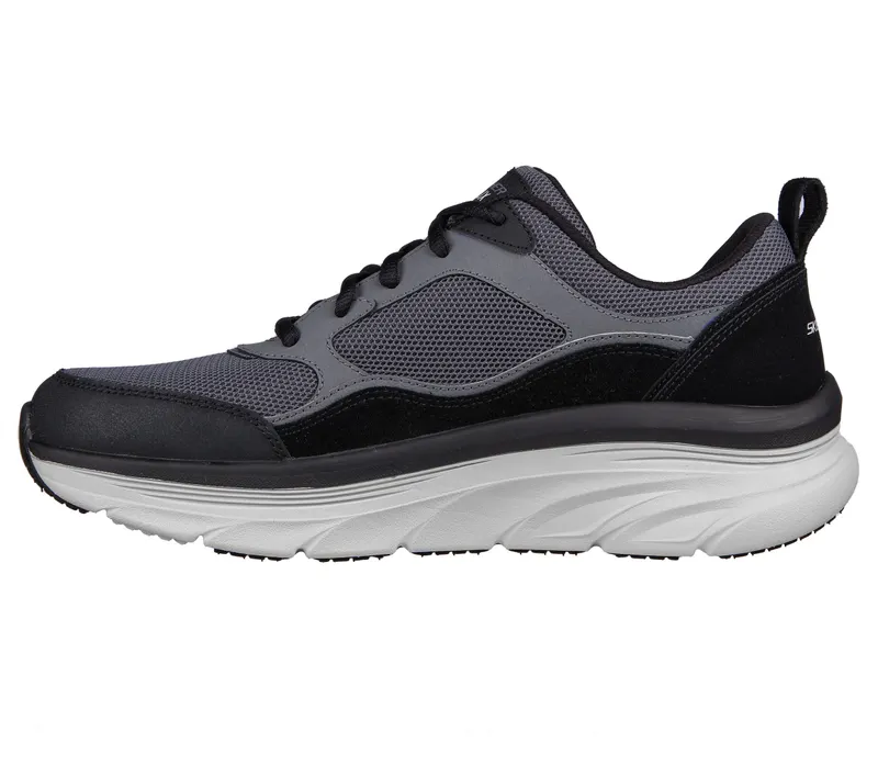Skechers Relaxed Fit: D’Lux Walker – New Moment – Zwart / Houtskool (232363-BKCC)