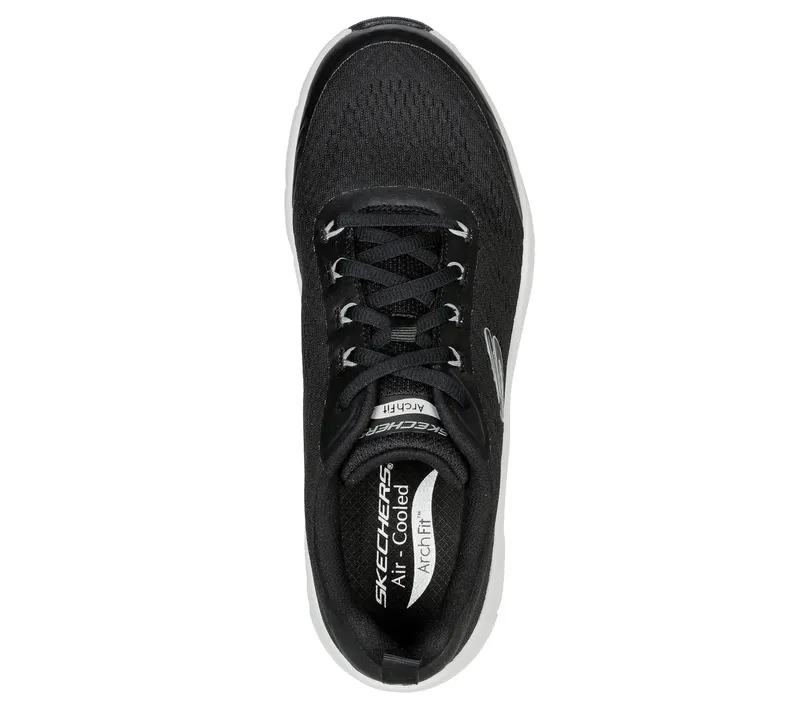 Skechers Relaxed Fit: Arch Fit D’Lux – Sumner – Zwart / Wit (232502-BKW)