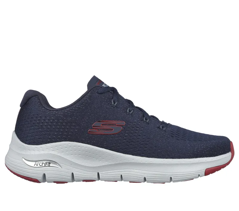 Skechers Arch Fit – Takar – Marine / Rood (232601-NVRD)