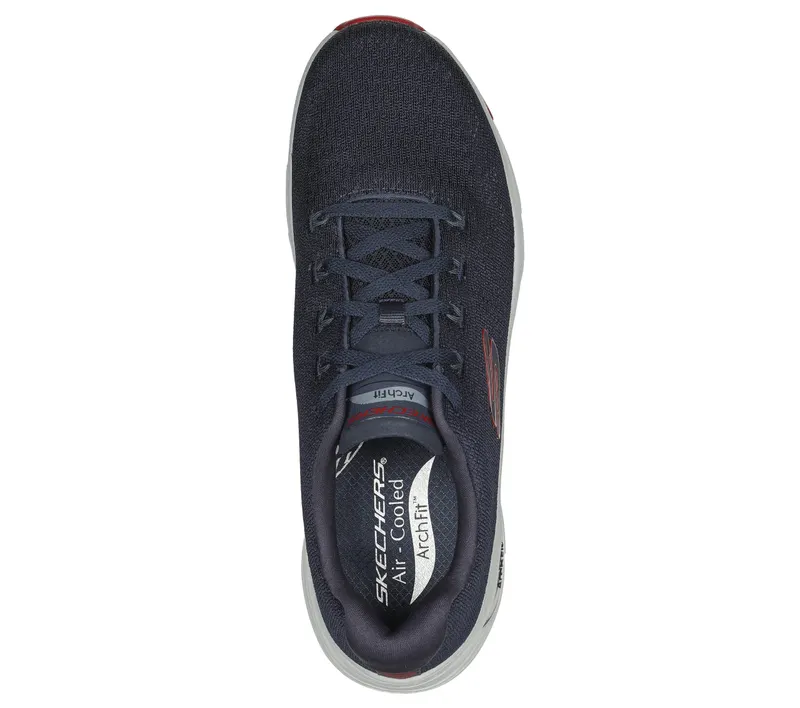 Skechers Arch Fit – Takar – Marine / Rood (232601-NVRD)