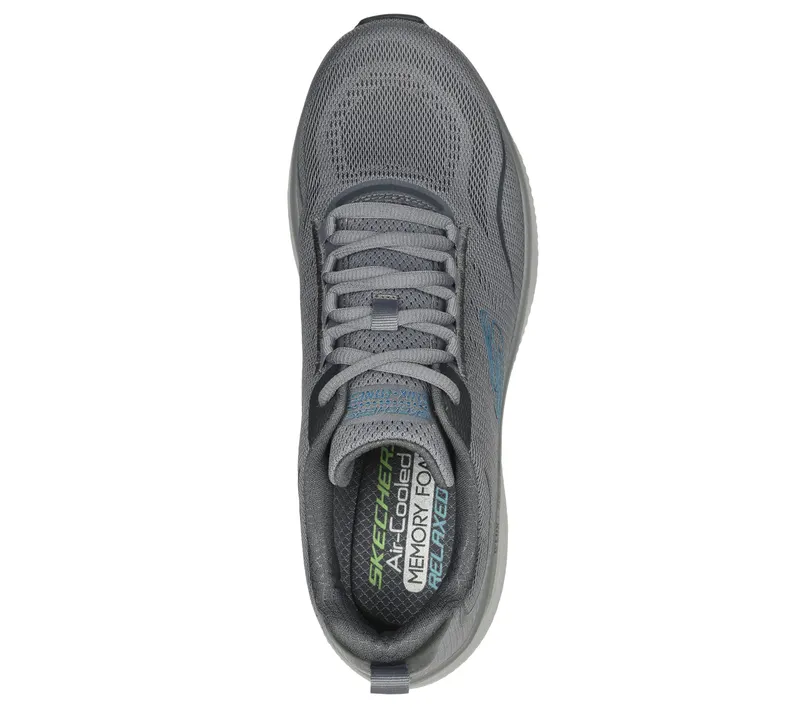 Skechers Relaxed Fit: D’Lux Fitness – Major Stride – Grijs / Blauw (232615-GYBL)
